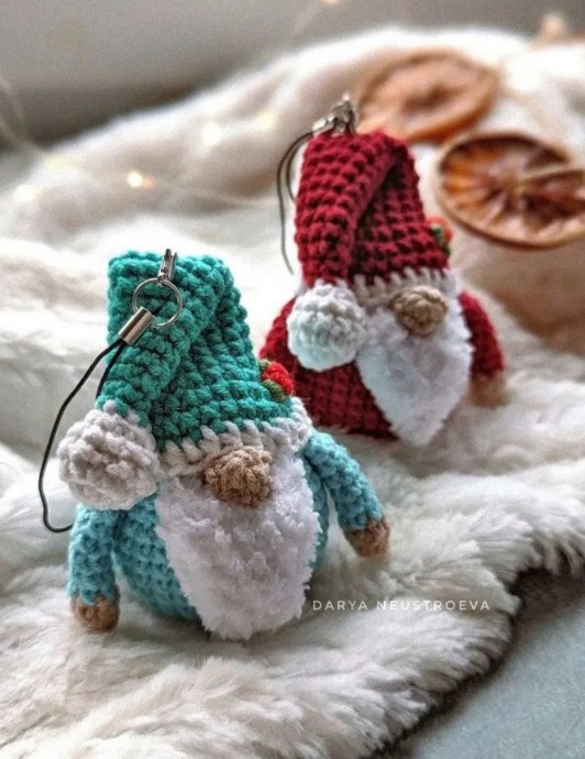 Crochet Amigurumi Christmas Gnome Free Pattern