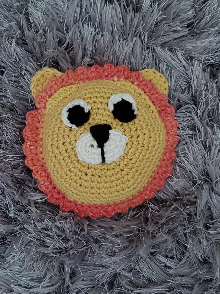 Crochet Little Lion Baby Rattle