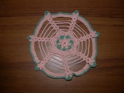Delightful Crochet Peachy Doily: A Perfect Home Decor Piece with Vintage Charm Delightful Crochet Peachy Doily: A Perfect Home Decor Piece with Vintage Charm