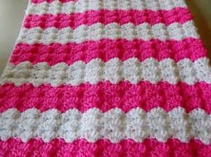 Crochet Pink and White Shells Baby Afghan: A Cozy and Adorable Blanket for Your Little One Crochet Pink and White Shells Baby Afghan: A Cozy and Adorable Blanket for Your Little One