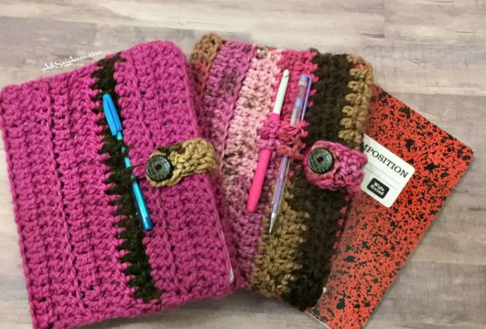 Crochet Book Cover