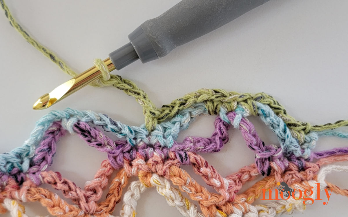 Crochet Rainbow Lattice Wrap - A Colorful and Versatile Fashion Accessory