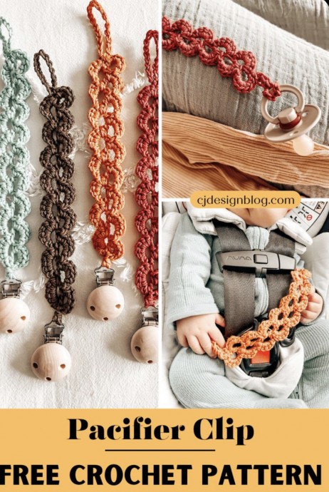 Create Stylish Crochet Pacifier Clips: A Fun and Easy DIY Project Create Stylish Crochet Pacifier Clips: A Fun and Easy DIY Project