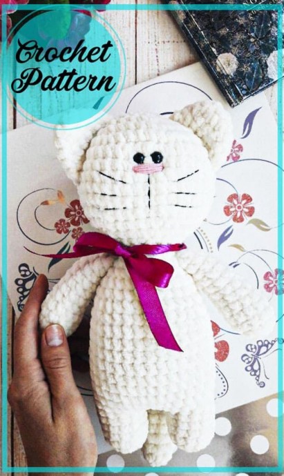 Create Your Own Adorable Handmade Plush Cat Toy with this Easy Crochet Amigurumi Pattern Create Your Own Adorable Handmade Plush Cat Toy with this Easy Crochet Amigurumi Pattern