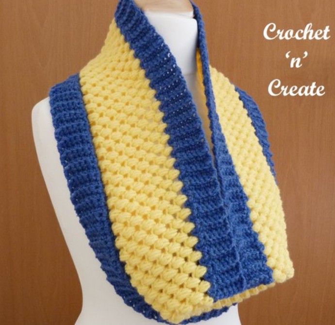 Crochet Honeycomb Cowl (Free Pattern)