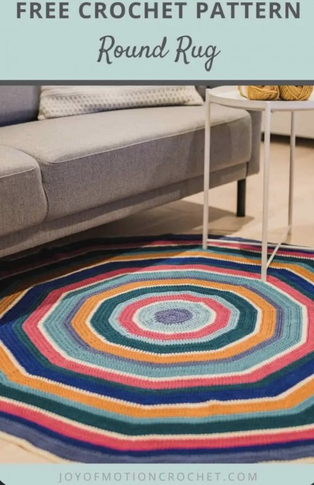 Crochet Round Rug- Free Pattern