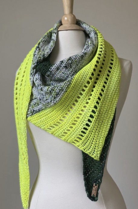 Irving Plaza Asymmetrical Triangle Shawl