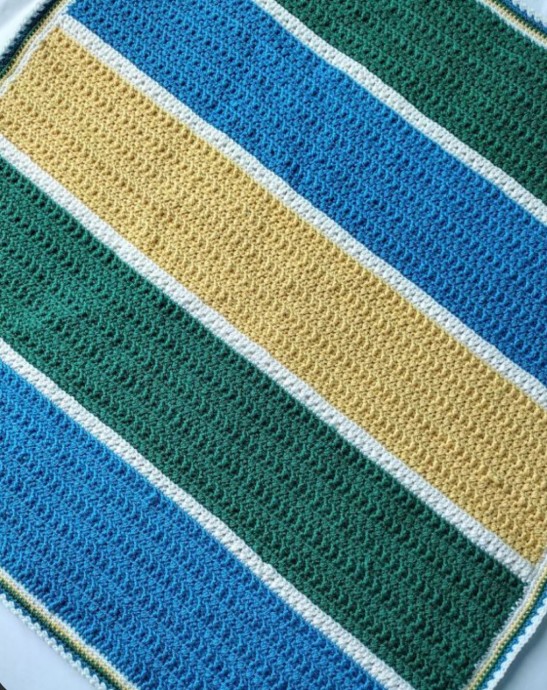 Crochet Newport Baby Blanket (Free Pattern)