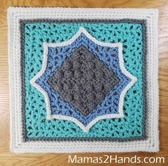 Create Stunning Pebbled Star Afghan Square - A Beautiful Crochet Pattern with Detailed Instructions Create Stunning Pebbled Star Afghan Square - A Beautiful Crochet Pattern with Detailed Instructions