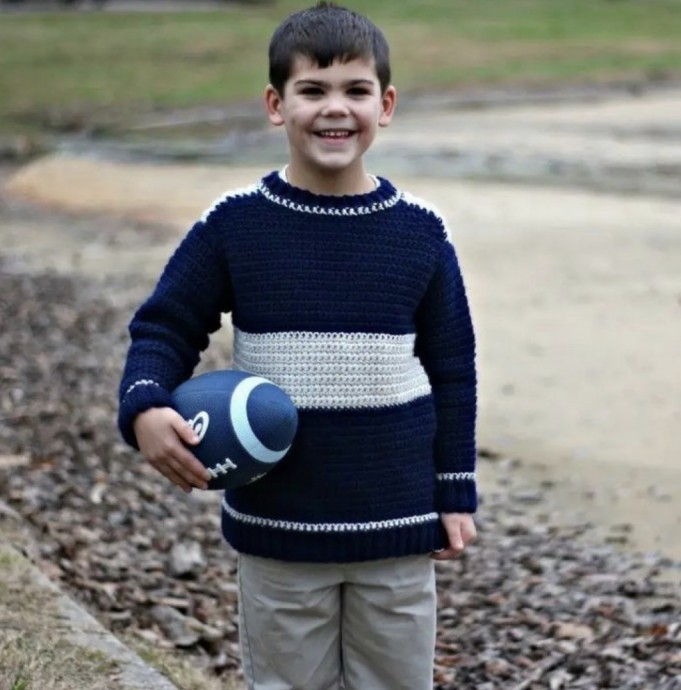 Crochet a Boys Sweater
