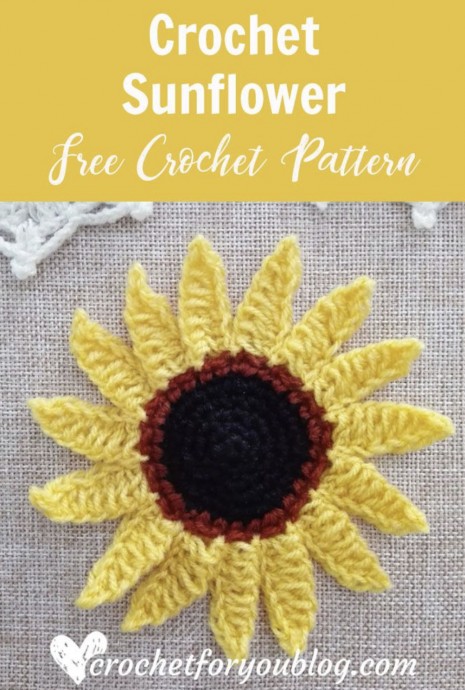 Create Beautiful Sunflower Crochet Projects Easily with Simple Materials Create Beautiful Sunflower Crochet Projects Easily with Simple Materials