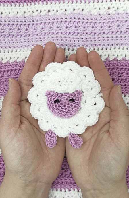 Free Crochet Lamb Applique Pattern