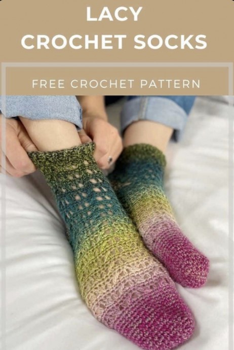 Free Toe Up Crochet Socks Pattern