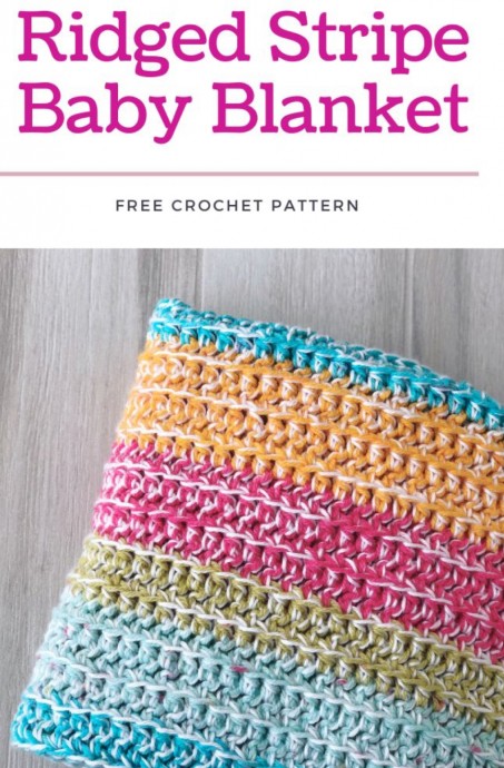 Create a Cozy Haven with the Crochet Ridged Stripe Baby Blanket - A Perfect Heirloom Gift Create a Cozy Haven with the Crochet Ridged Stripe Baby Blanket - A Perfect Heirloom Gift