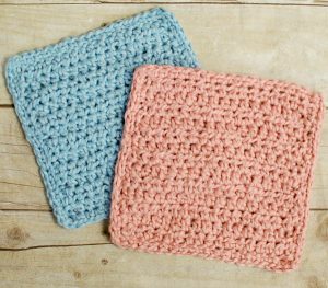 Exquisite Handmade Crochet Washcloth and Bath Mitt Set for Luxurious Self-Care