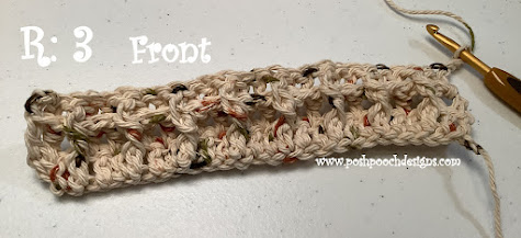 Crochet Waffle Stitch Pot Holder