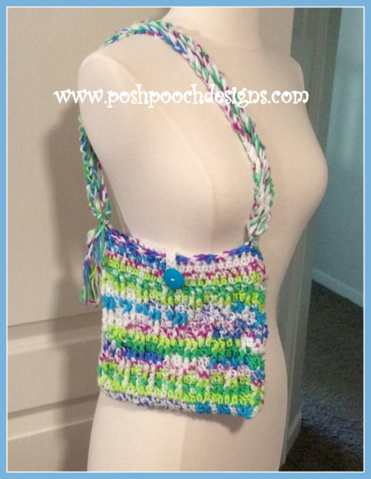 Crochet Fair Isle Shoulder Bag