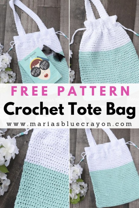 How To Crochet a Tote Bag (Free Pattern)