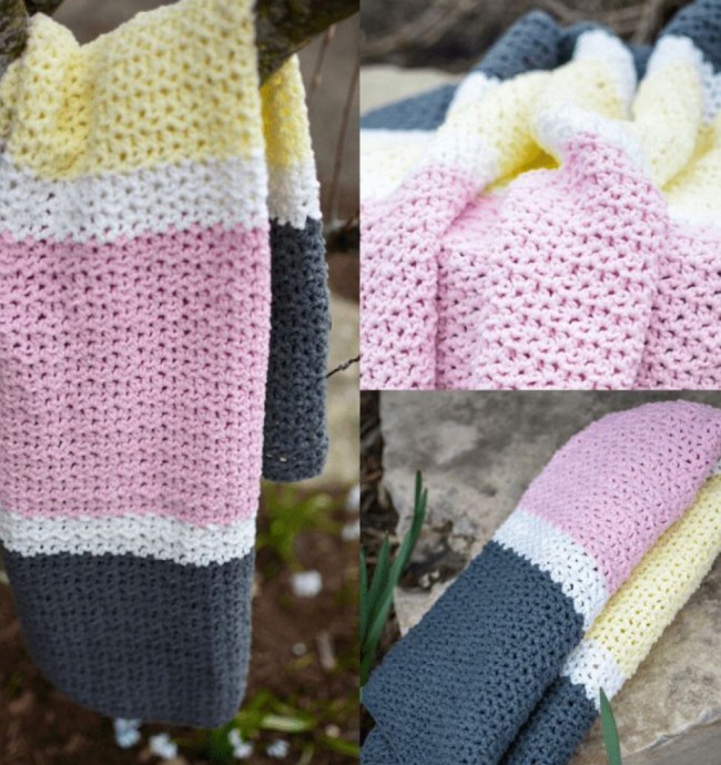 Crochet Snuggle Baby Blanket