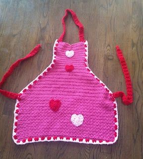 Create Your Own Charming Crochet Valentine's Apron for a Touch of Love in the Kitchen Create Your Own Charming Crochet Valentine's Apron for a Touch of Love in the Kitchen