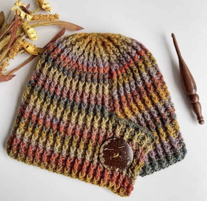 Crochet Ribbed Hat (Free Pattern)