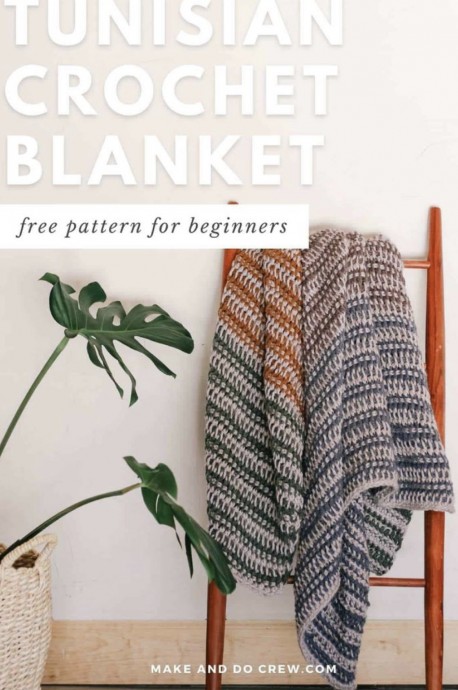 Crochet Tunisian Blanket