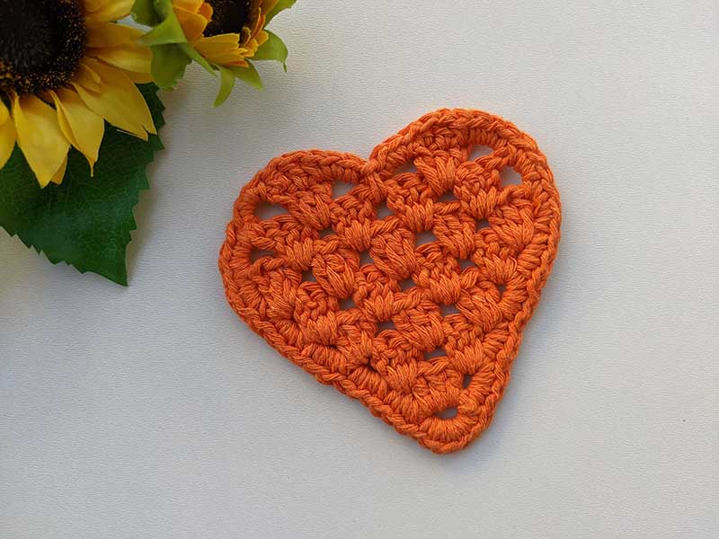 Create a Beautiful Crochet Lace Heart Coaster - Step-by-Step Guide