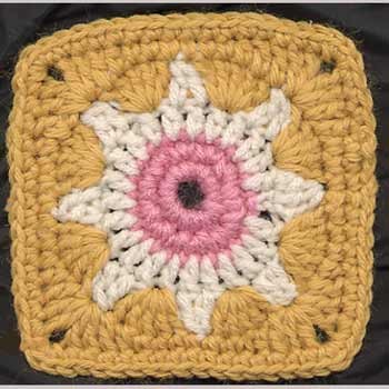 Crochet Cygni Granny Square