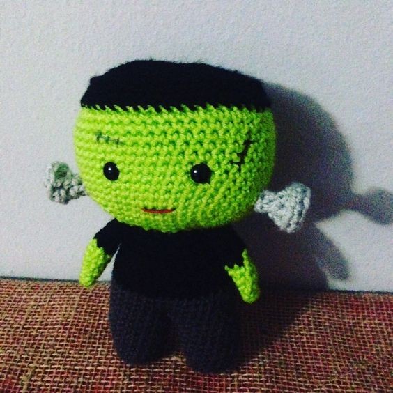 Create Your Own Crocheted Frankenstein's Monster: A Step-by-Step Guide for Halloween Fun