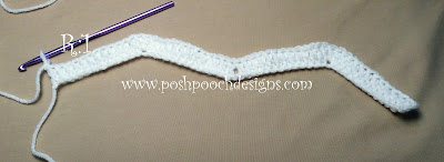 Crochet Open Chevron Table Runner