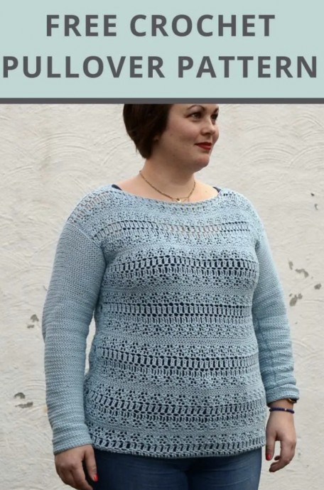 Free Summer Crochet Pullover Pattern