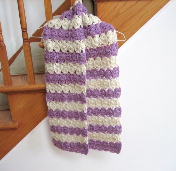 Crochet Springtime Puffed Shells Scarf – Elevate Your Spring Wardrobe with a Colorful Accessory Crochet Springtime Puffed Shells Scarf – Elevate Your Spring Wardrobe with a Colorful Accessory