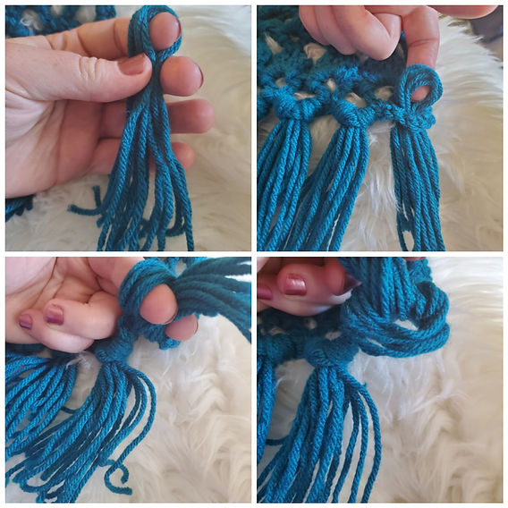 Crochet the Frosty Trellis Scarf