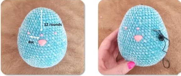 Create Your Own Adorable Crochet Amigurumi Easter Egg Bunny for the Holiday Season