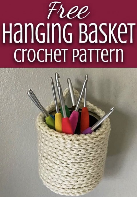 Mini Crochet Hanging Baskets