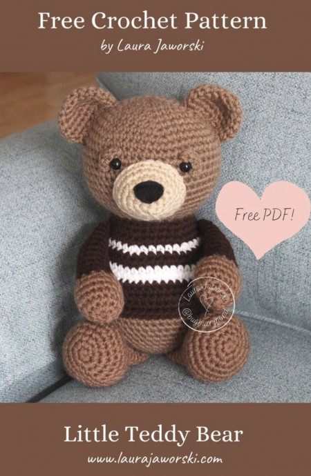 Create Adorable Teddy Bears with This Free Crochet Pattern for All Skill Levels Create Adorable Teddy Bears with This Free Crochet Pattern for All Skill Levels