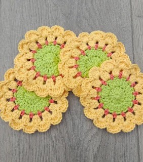 Create Beautiful Crochet Flower Coasters with This Easy Guide