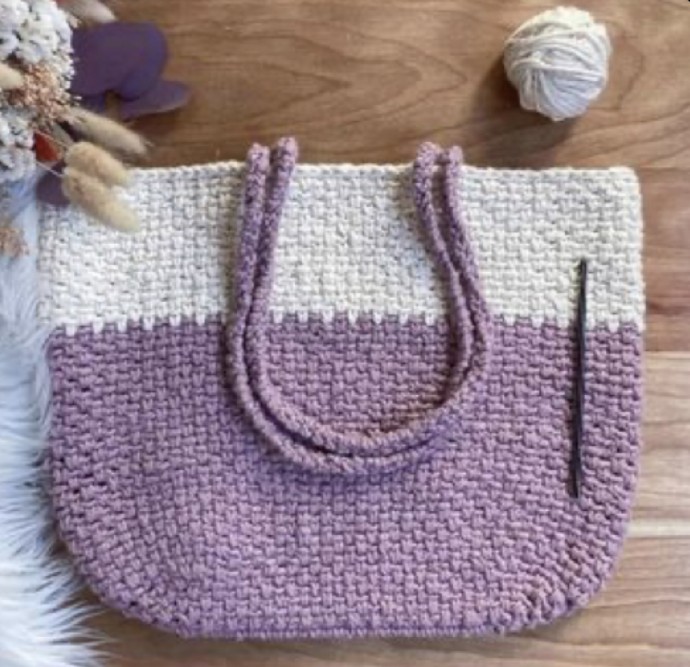 Chunky Crochet Tote Bag (Free Pattern)