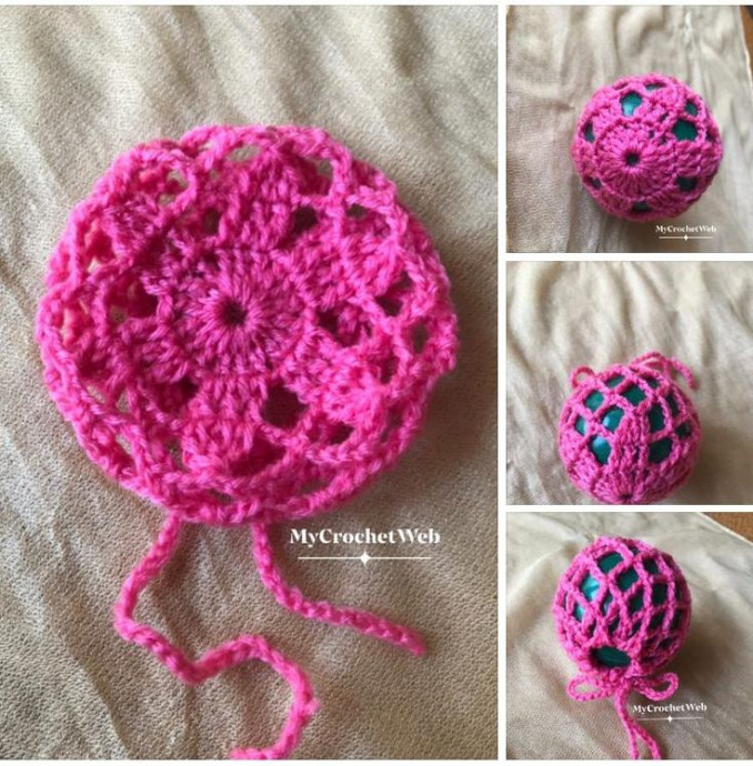 Crochet Hair Bun Cover Crochet Hair Bun Cover