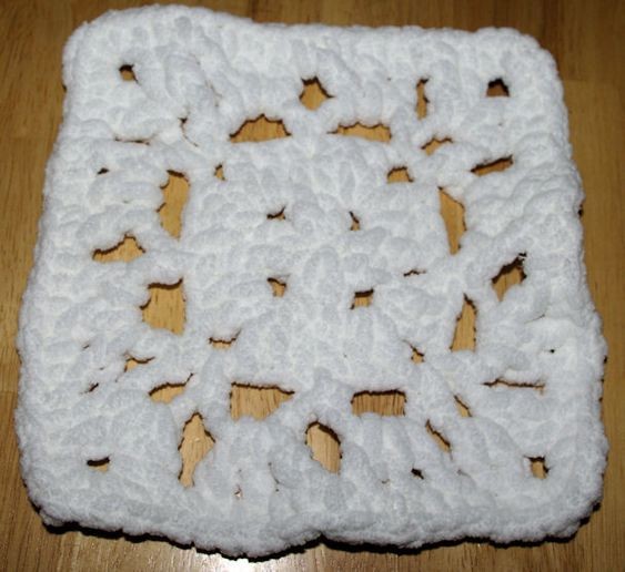 Crochet Baby Blanket Afghan Square Pattern