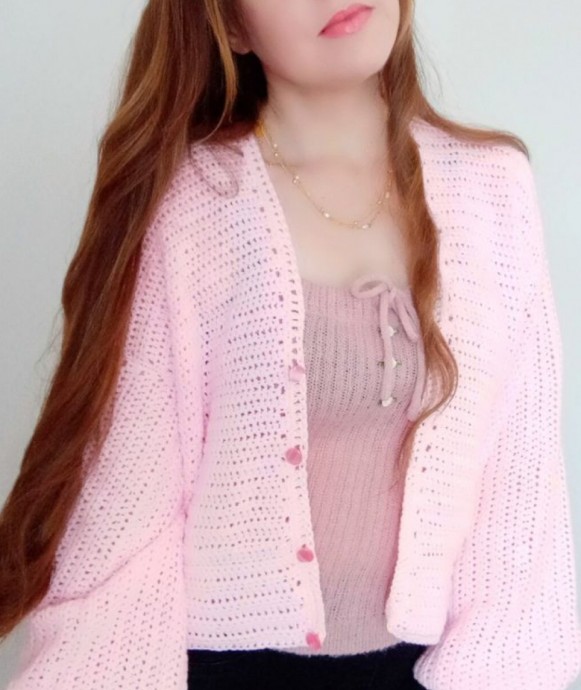 Crochet Angel Wings Cardigan