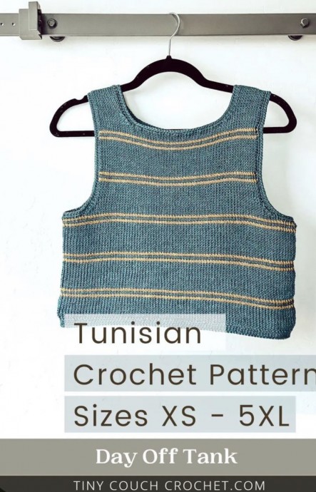 Free Crochet Pattern: Easy Tunisian Top