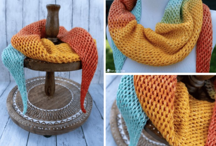Full Skein Scarf Tunisian Crochet Pattern