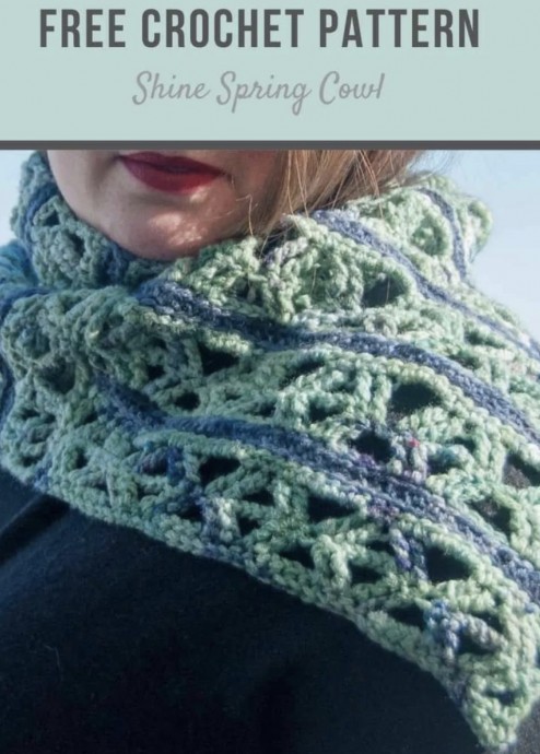 Create Your Own Shine Spring Cowl: Quick and Easy Crochet Pattern Create Your Own Shine Spring Cowl: Quick and Easy Crochet Pattern