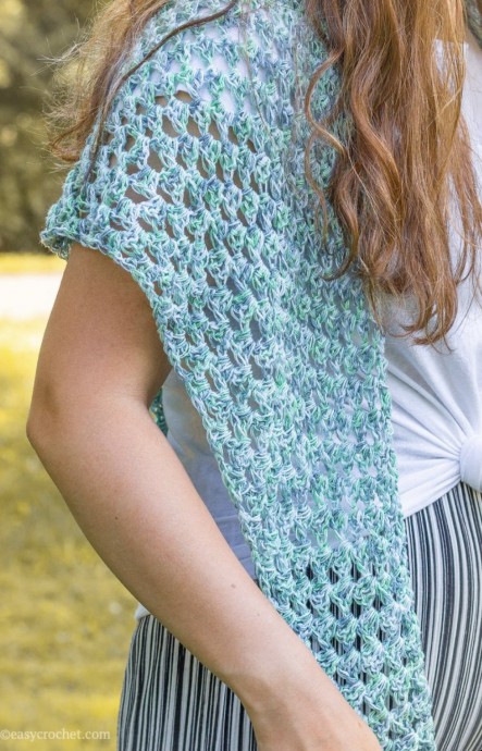 Free Summer Nights Crochet Shawl Pattern