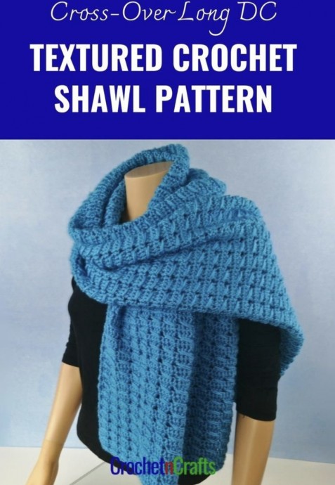 Crochet Textured Shawl