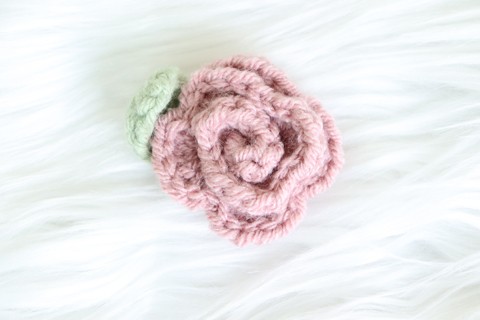 Crochet Rose Bud