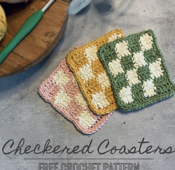Create Beautiful Crochet Coasters: A Checkered Pattern Guide for All Skill Levels Create Beautiful Crochet Coasters: A Checkered Pattern Guide for All Skill Levels