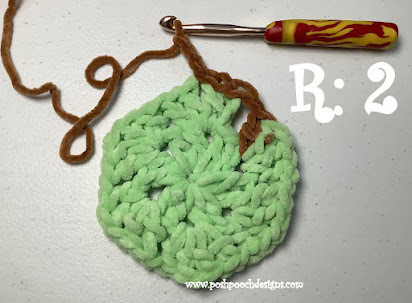 Crochet Fuzzy Kiwi Blanket