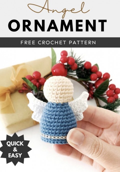 Crochet Angel Ornament